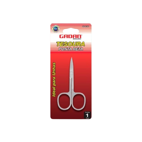 Tesoura Com Ponta Metal