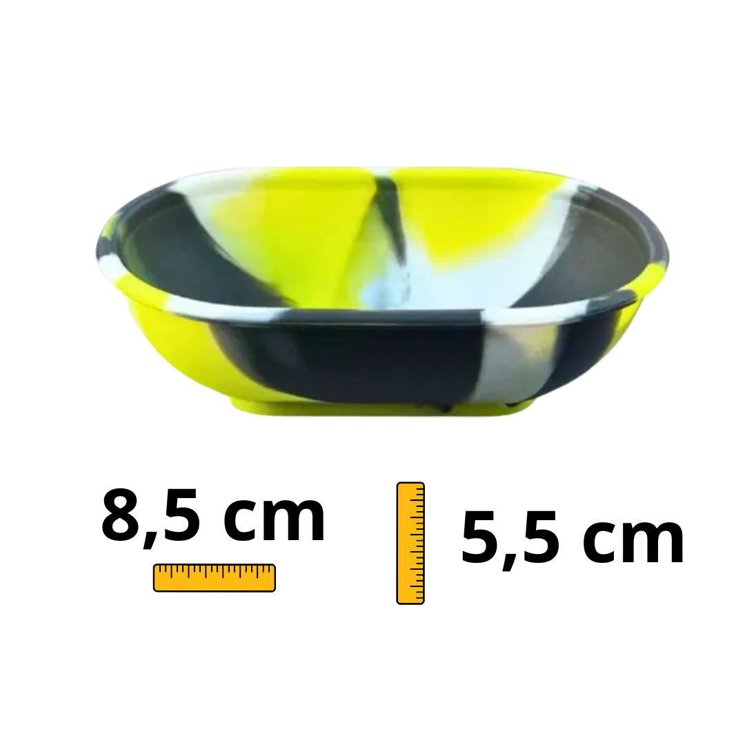 Cuia de Silicone Banheira Multicolor