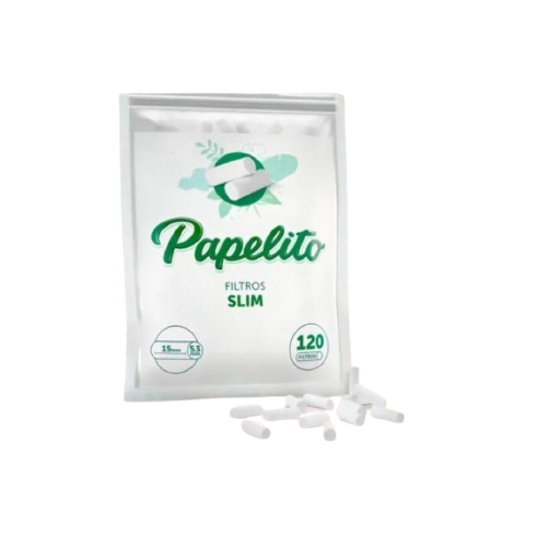 Filtro Papelito Slim Curto 15 x 5,3mm
