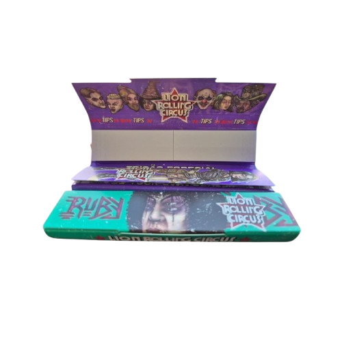 Seda Lion Rolling Circus Brasil Edition King Size com Piteira