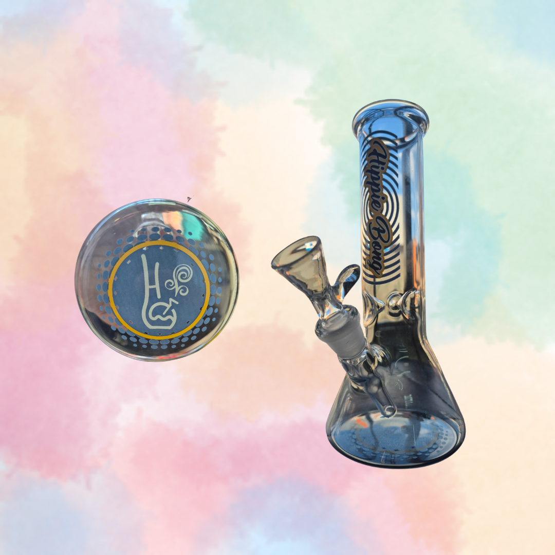 Bong HB Crystal Clear Hippie Bong