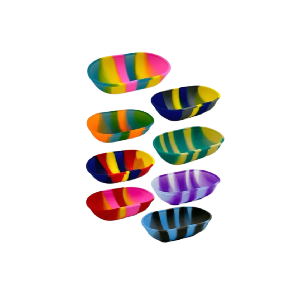 Cuia de Silicone Banheira Multicolor
