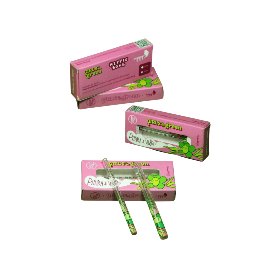 Piteira de vidro Girls in Green Florzine