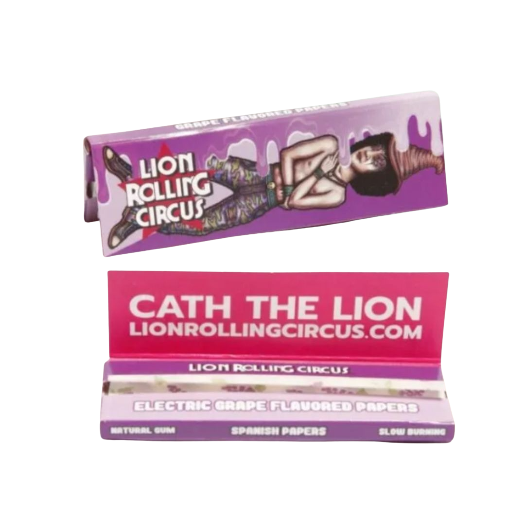 Seda Lion Rolling Circus Sabor Uva 1 1/4