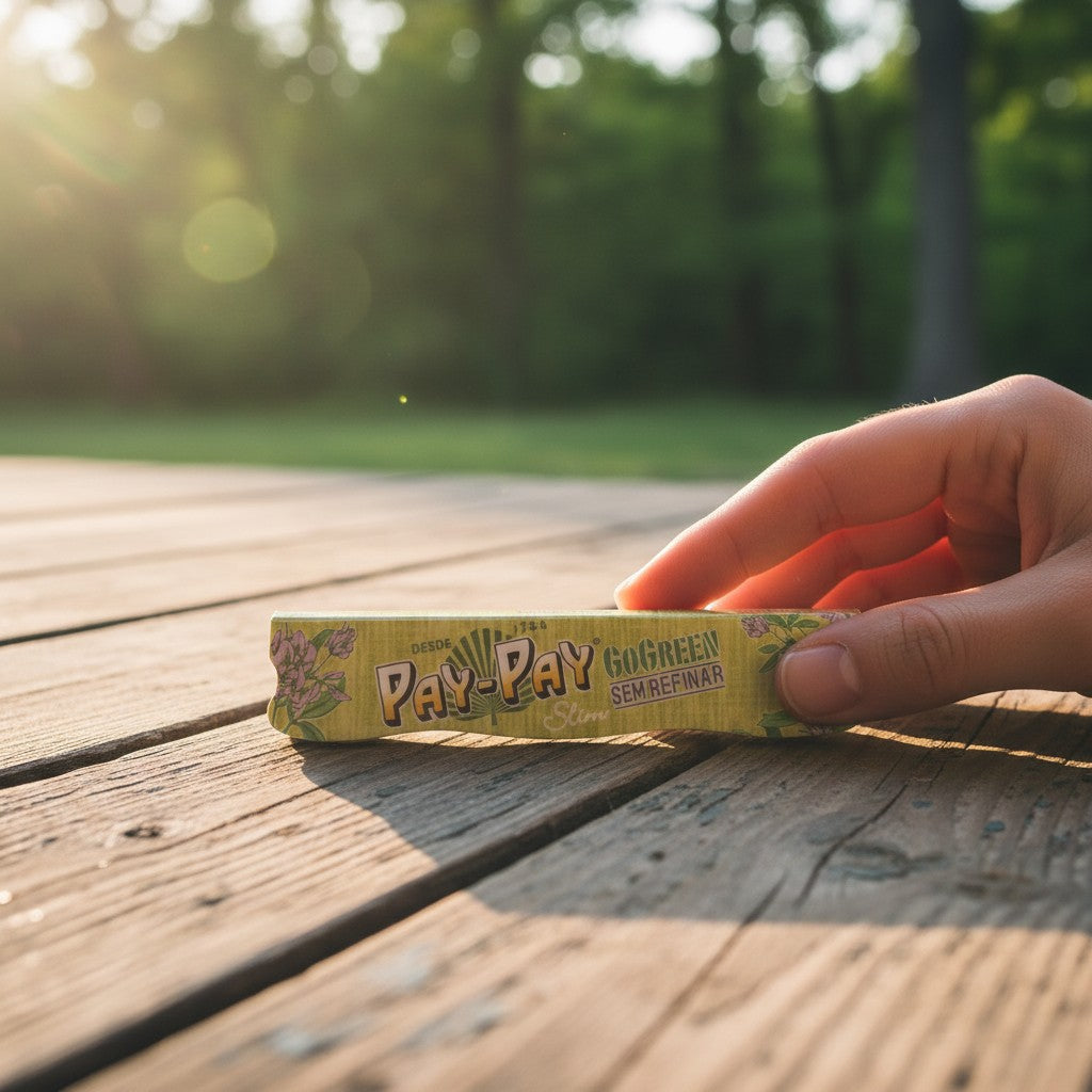 Seda Pay-Pay Go Green Brasil Slim 32 folhas