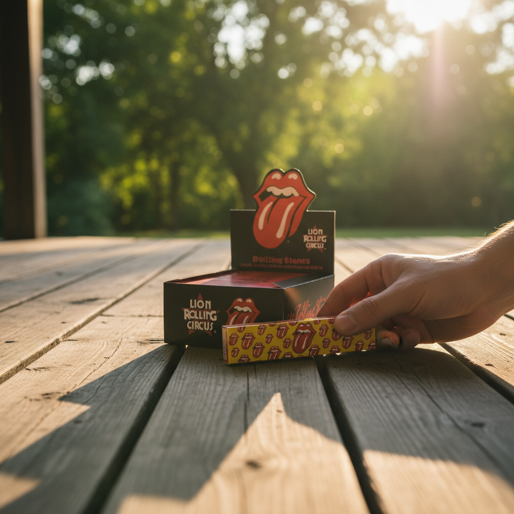 Seda Lion Rolling Circus Stones Edition King Size Brown